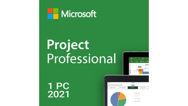 Microsoft Project Professional 2021 - Electronic License
